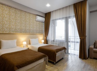 parallel hotel: Стандарт с 1 кроватью или 2 отдельными кроватями и балконом